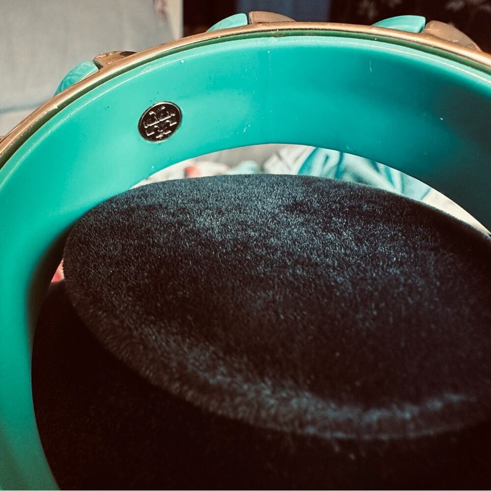 Tory Burch - Connor Stackable Bangle, Turquoise A… - image 6